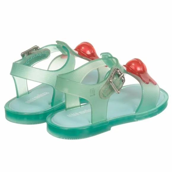 mini melissa Mini Mar Sandal II Light Green Lolly