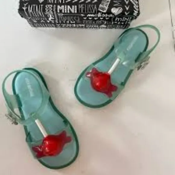 mini melissa Mini Mar Sandal II Light Green Lolly