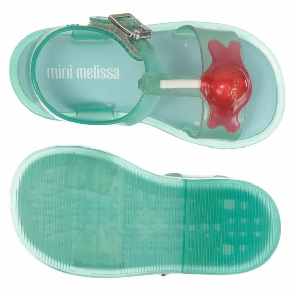 mini melissa Mini Mar Sandal II Light Green Lolly