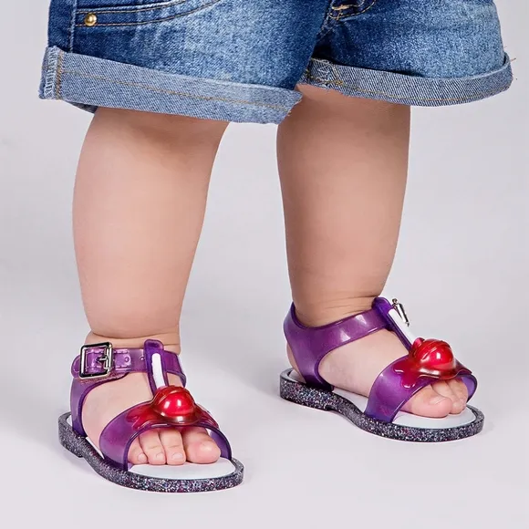 mini melissa Mini Mar Sandal II Light Green Lolly
