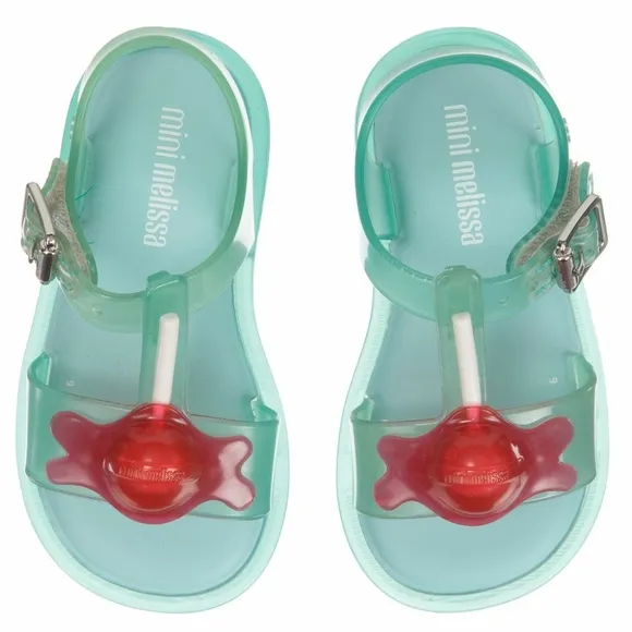 mini melissa Mini Mar Sandal II Light Green Lolly