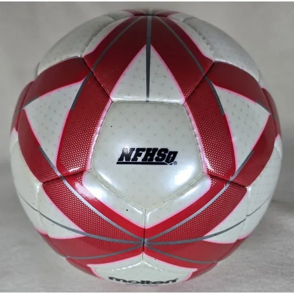 Molten FG4750 Soccer Ball Futbol Sz 5 Red White Silver ELITE Competition NEW