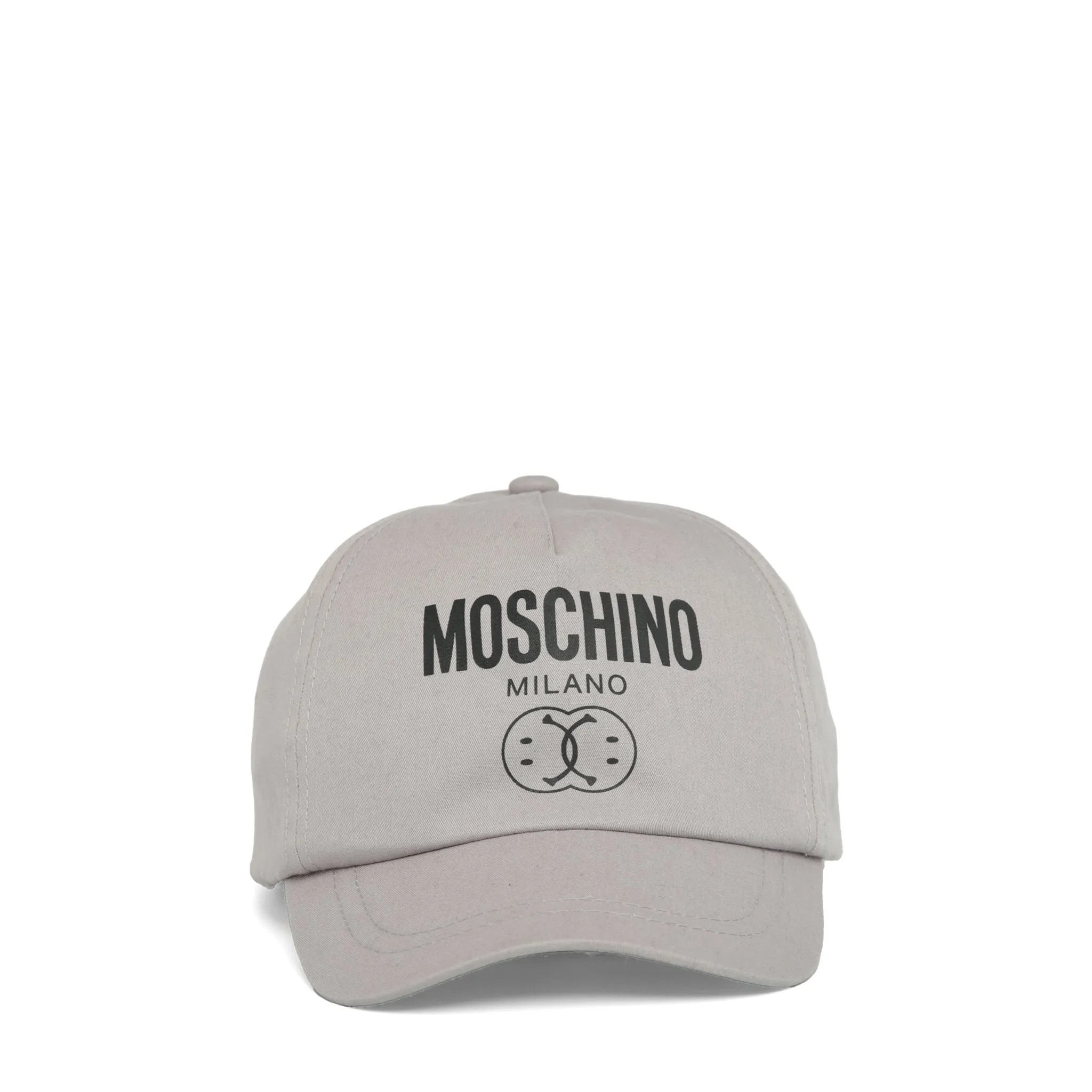 Moschino Kids Double Smiley Milano Logo Adjustable Cap