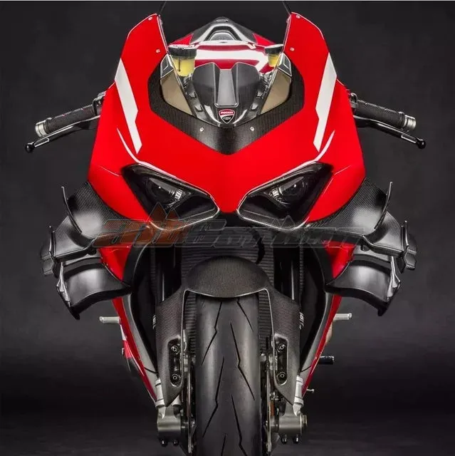 Motorcycle Winglets Wing Kits Air Deflector For Ducati Superbike Panigale V4 V4s 2020-2021 Full Carbon Fiber 100%