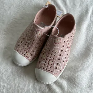 Native Shoes Jefferson Pink Poppy Floral Slip On Tennis Little Girl Size 13 NWT
