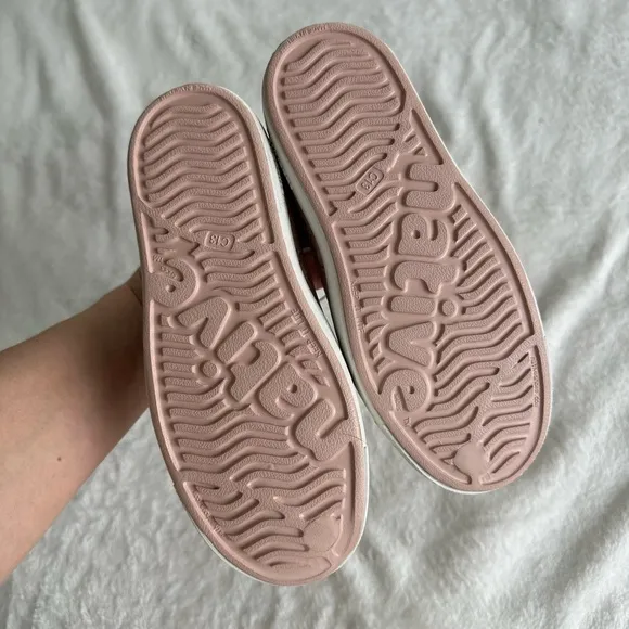 Native Shoes Jefferson Pink Poppy Floral Slip On Tennis Little Girl Size 13 NWT