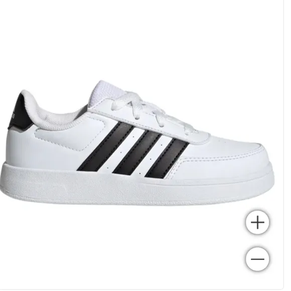 NEW adidas Kids' Breaknet Shoe White Tennis Shoes Sneakers