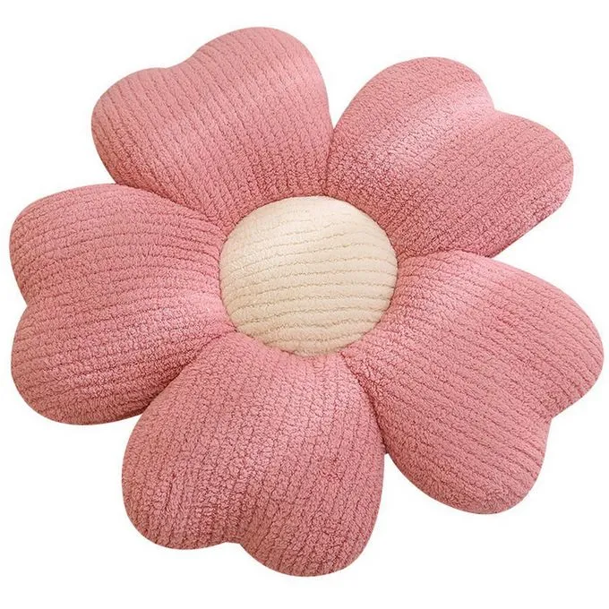 New Flower Shaped Throw Pillow Butt Cushion Plush Floor Pillow Seating Cushions Decor Plush Pillow for Bedroom Sofa Chair