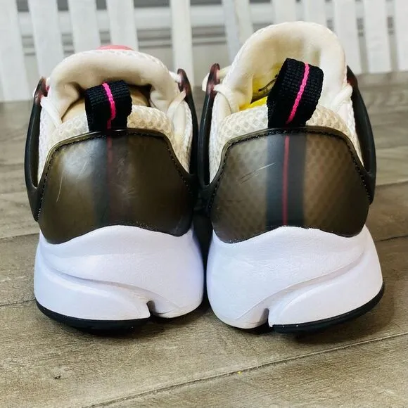 Nike Air Presto GS 'WHITE PINK BLAST' Athletic Sneakers 5 Youth
