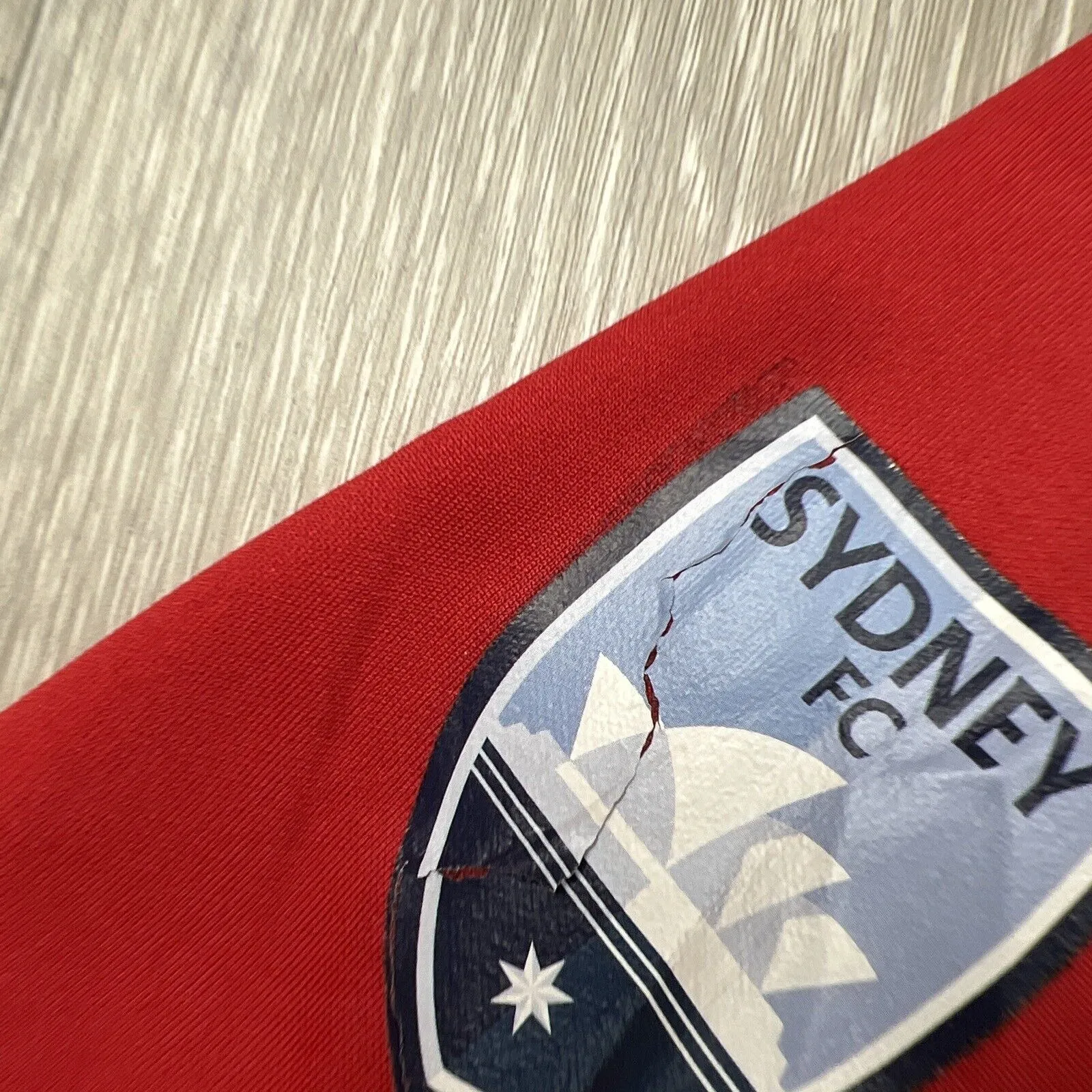 Nike Dri-Fit Youth Red Eastern Suburbs Football Assc Jersey Size L 12-13 years