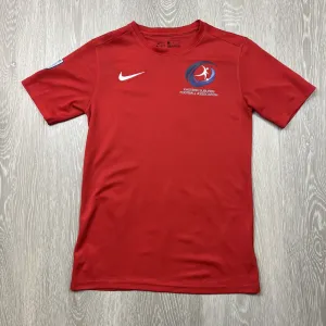 Nike Dri-Fit Youth Red Eastern Suburbs Football Assc Jersey Size L 12-13 years
