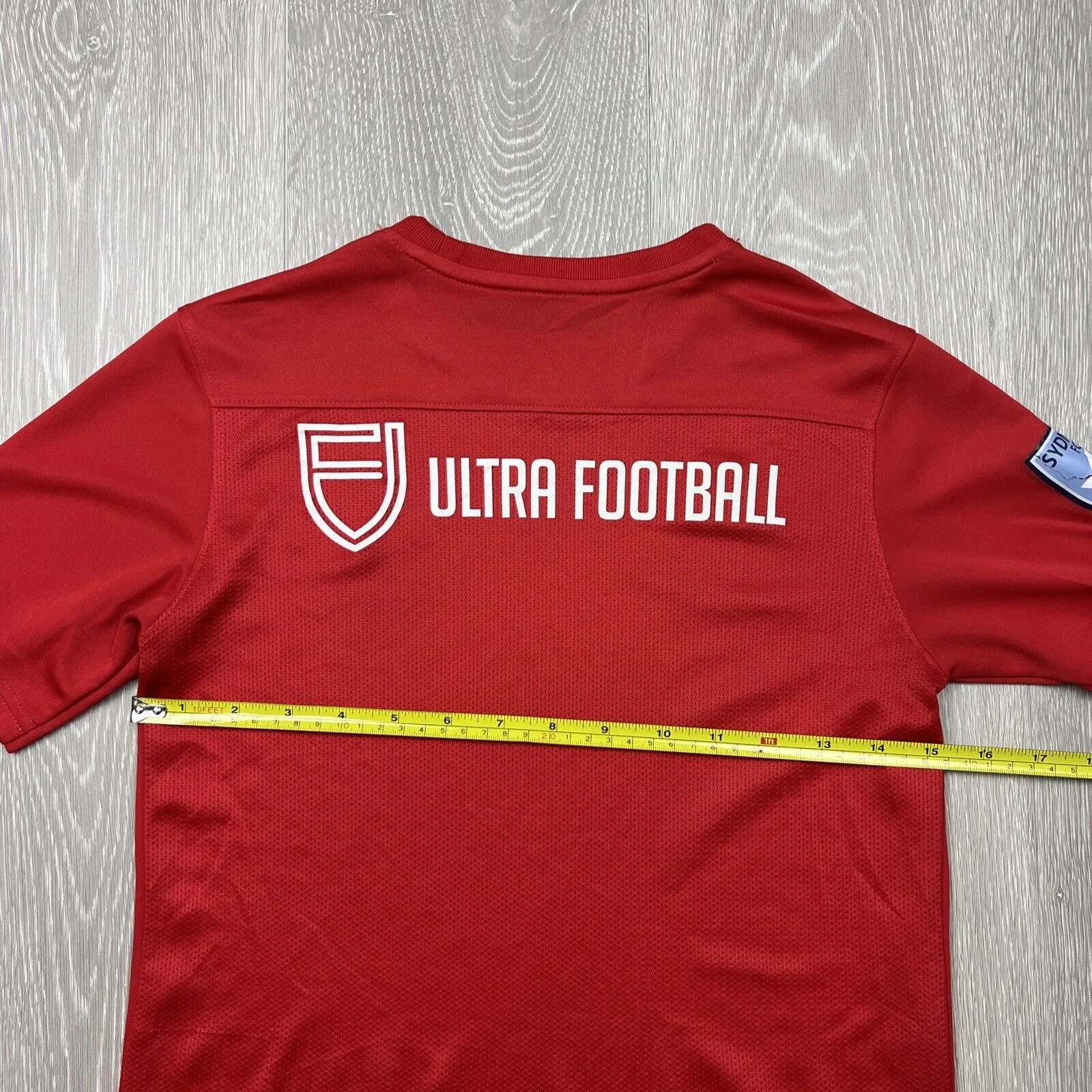 Nike Dri-Fit Youth Red Eastern Suburbs Football Assc Jersey Size L 12-13 years