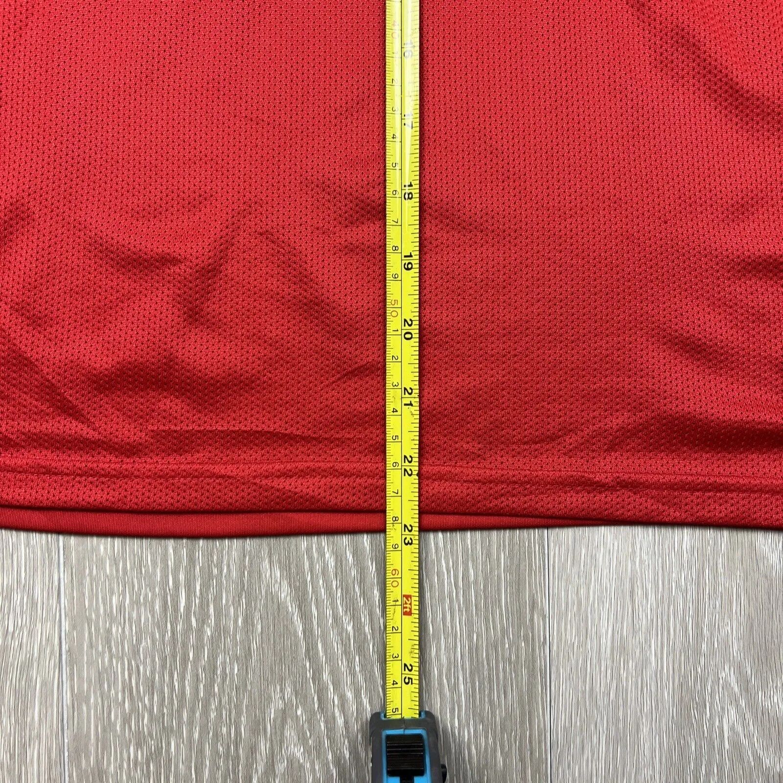 Nike Dri-Fit Youth Red Eastern Suburbs Football Assc Jersey Size L 12-13 years