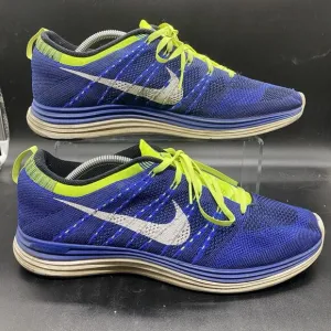 Nike Flyknit Lunar One Game Royal Volt Sz 12 Men's Shoes 554887-410