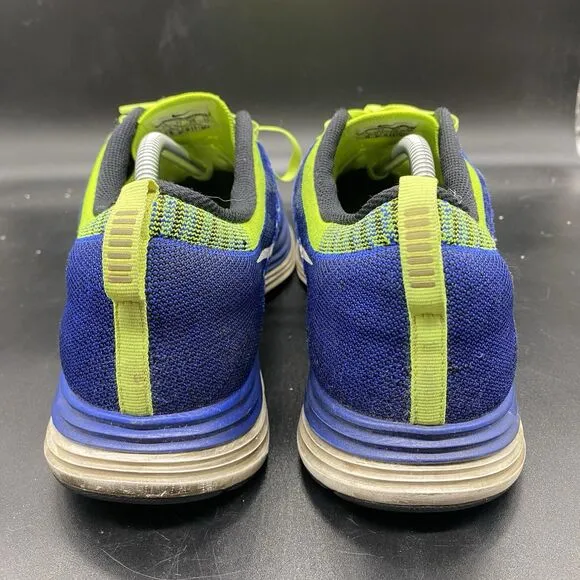 Nike Flyknit Lunar One Game Royal Volt Sz 12 Men's Shoes 554887-410