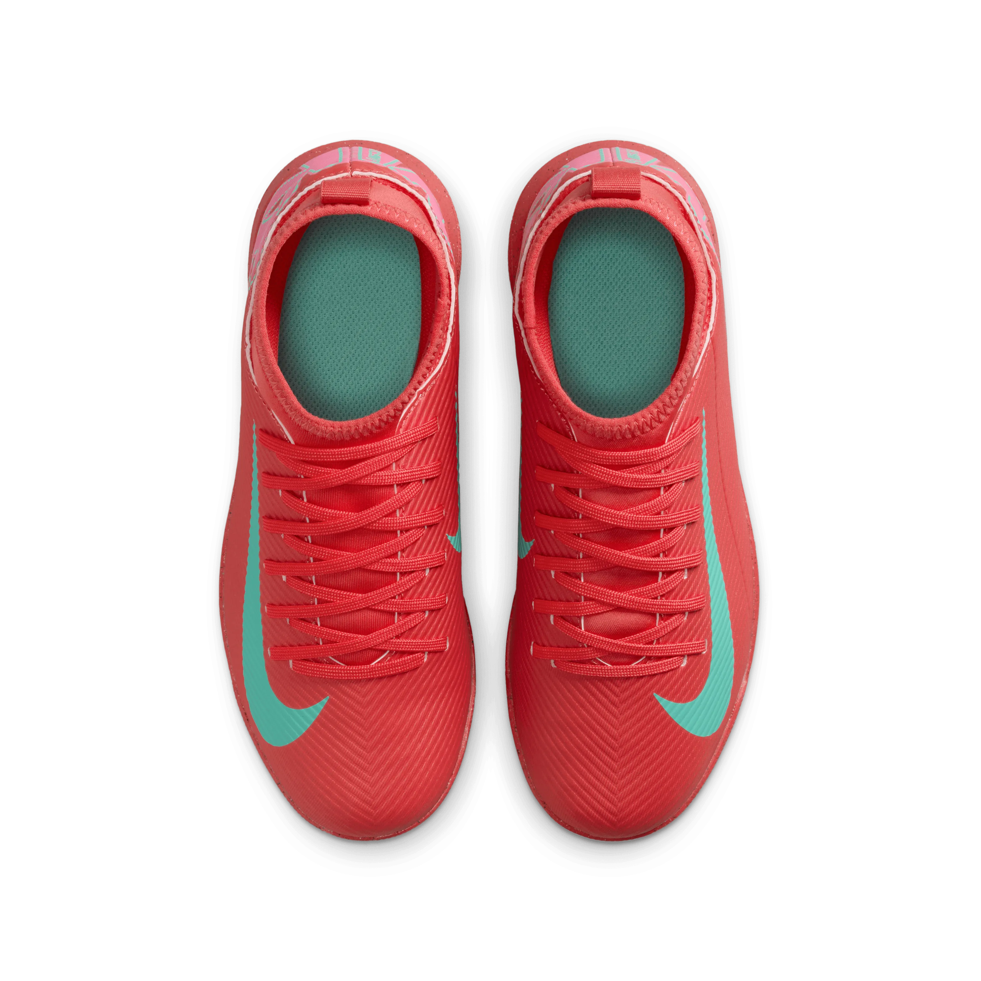 Nike Jr. Mercurial Superfly 10 Club TF-Ember Glow/Aurora Green