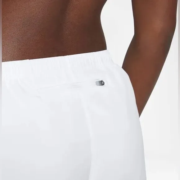 Nike Modern Tempo Embossed 3.5&quot; Brief-Lined Short White Size Medium