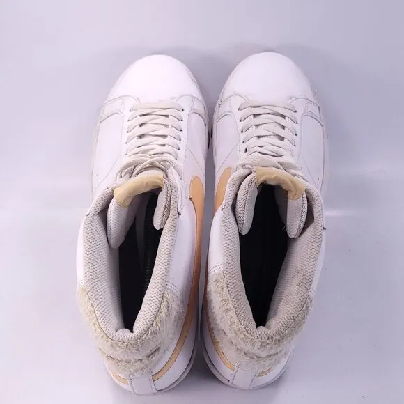 Nike SB Zoom Blazer Athletic Lace Up Shoe Mens Size 12 CJ6983-102 White