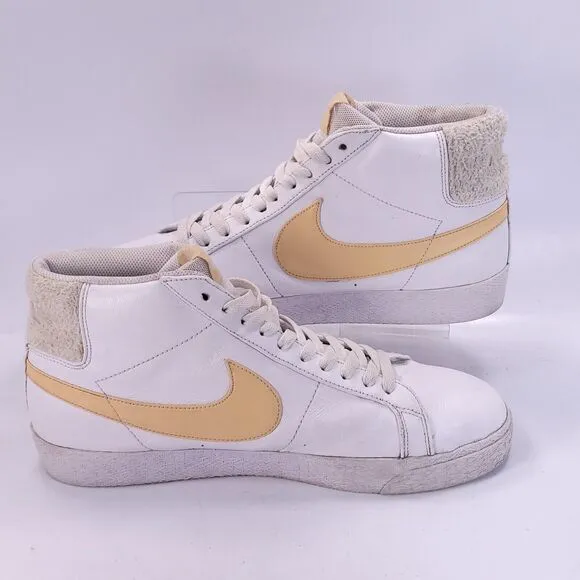 Nike SB Zoom Blazer Athletic Lace Up Shoe Mens Size 12 CJ6983-102 White