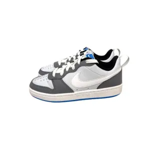 Nike Shoes Court Borough Low 'Recraft' White Grey Blue Sneakers Size Youth 4