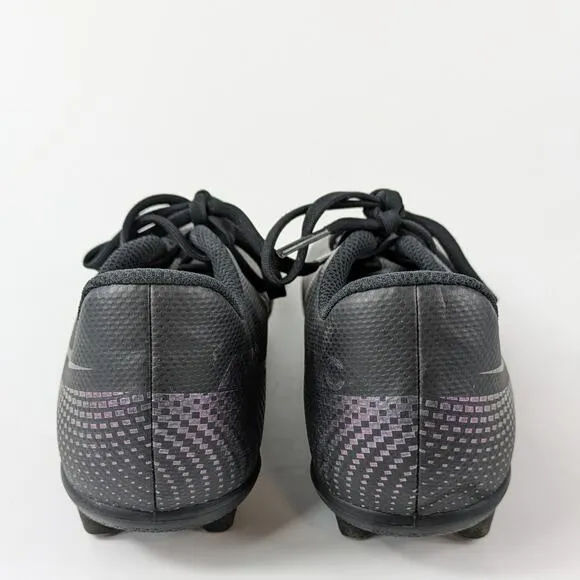 Nike Youth Cleats Size 1 Soccer Vapor 13 Mercurial Black AT8161-010 Black EUR 32
