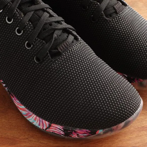 NOBULL Sneakers Unisex SZ M9.5 W11 Outwork BLK Midnight Palm Athletic Shoes READ