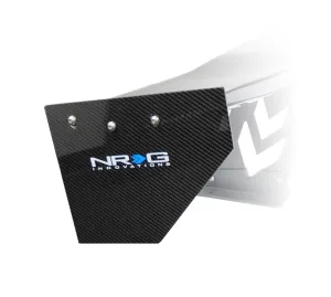 NRG CARB-C100 Carbon Fiber Look End Plates (Sold as a pair)