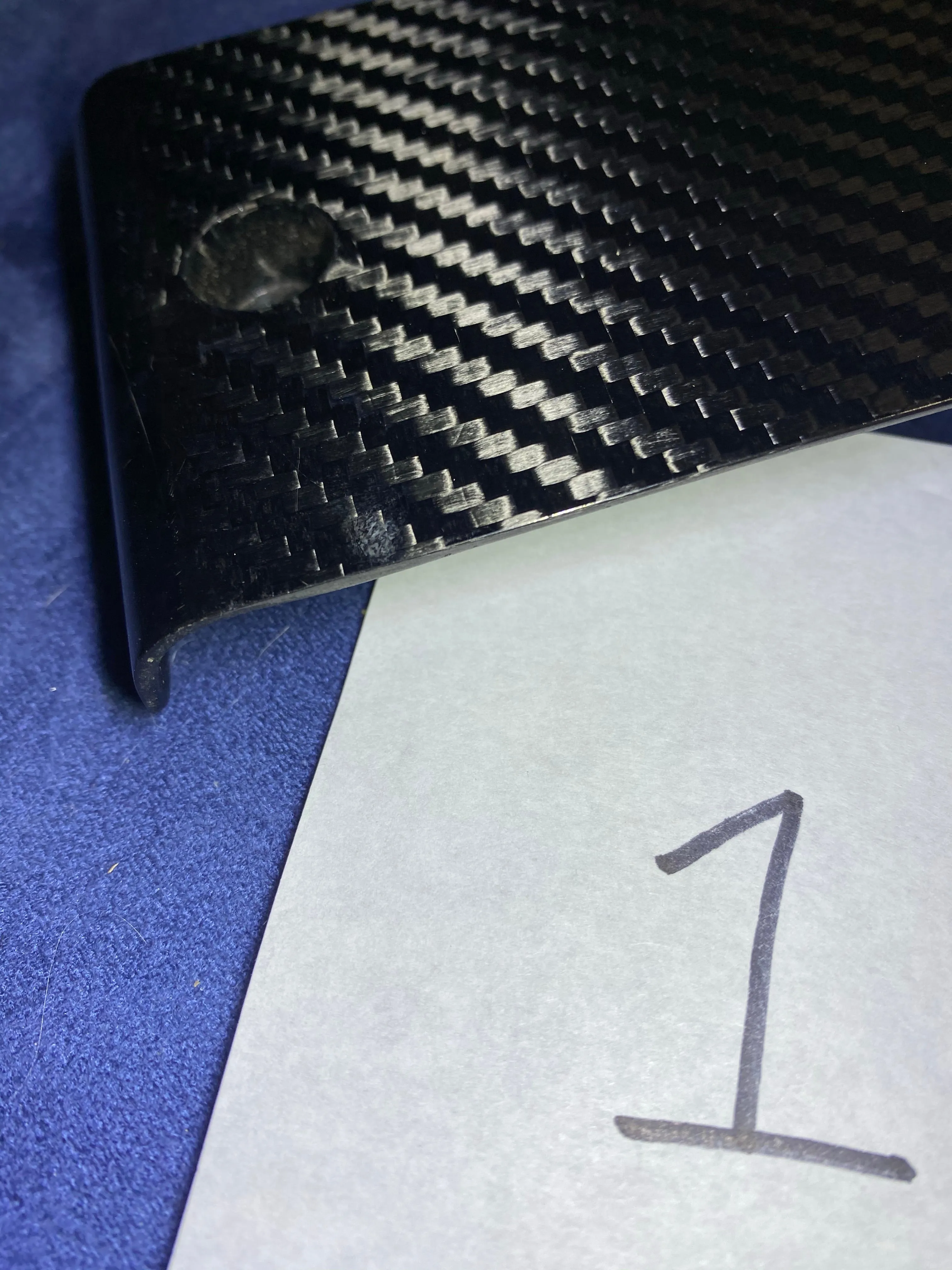 NSX - Carbon Fiber Intake Manifold Plate - Damaged