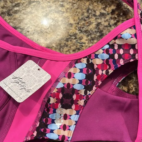 NWT Free People Run Remix Bralette