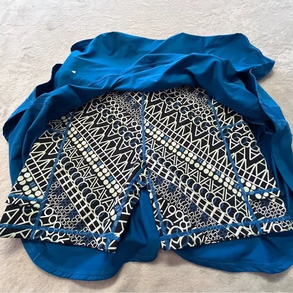 NWT Sweaty Betty Blue Volley Tennis Skirt/Skort