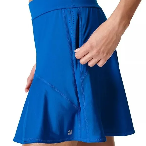 NWT Sweaty Betty Blue Volley Tennis Skirt/Skort