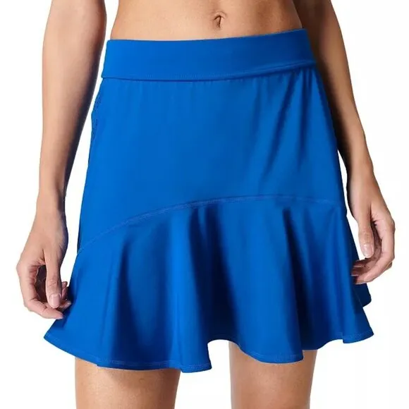 NWT Sweaty Betty Blue Volley Tennis Skirt/Skort