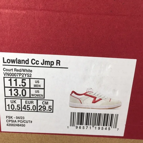 NWT Vans Lowland Ca All Purpose Trainers Men’s 11.5