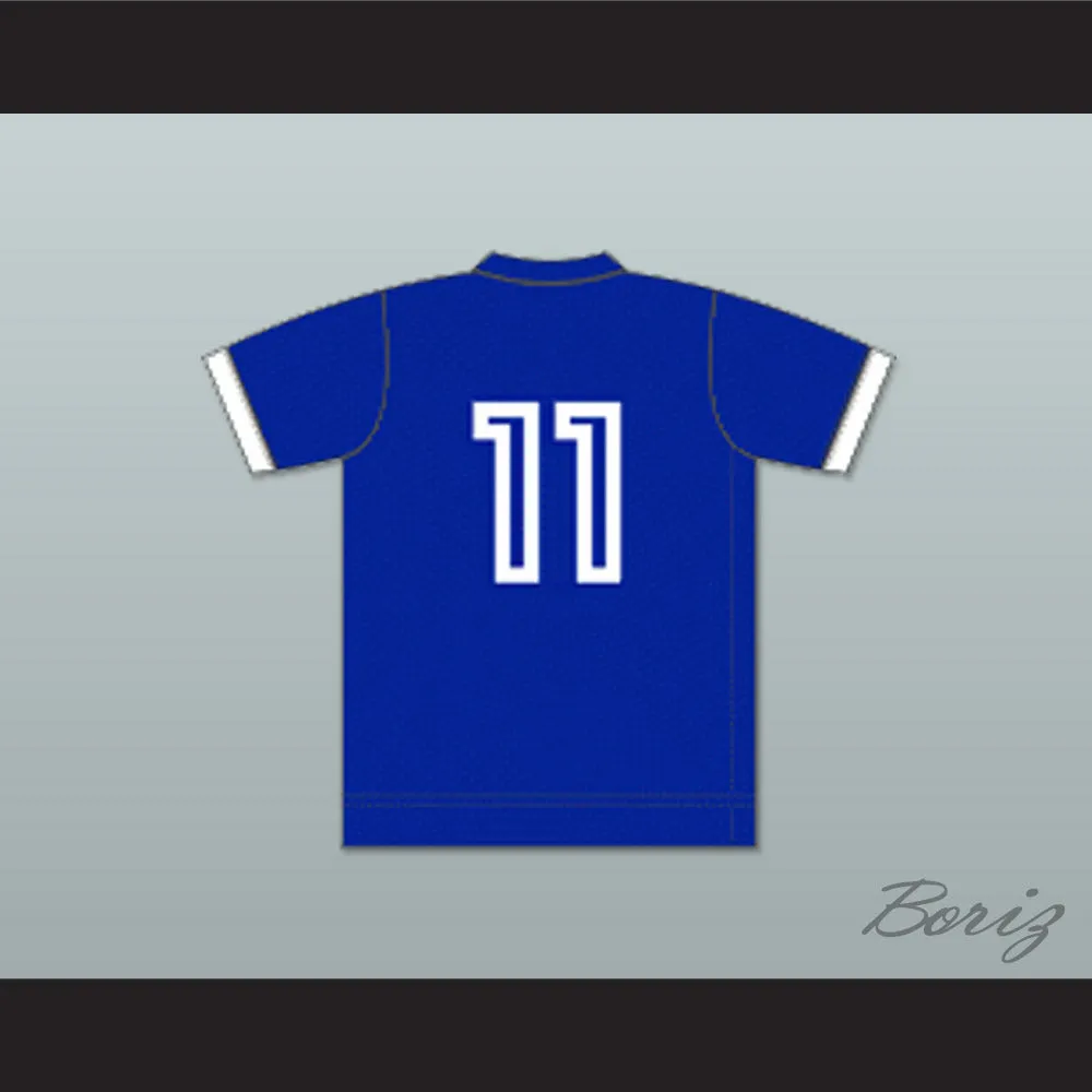 Oakland Clippers Blue Football Soccer Jersey