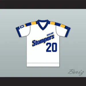 Oakland Stompers White Football Soccer Jersey