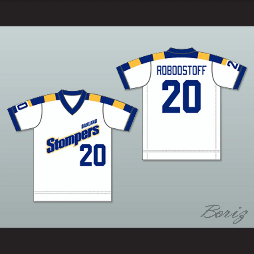 Oakland Stompers White Football Soccer Jersey