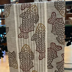 October Tea Towel - Salmon Run
