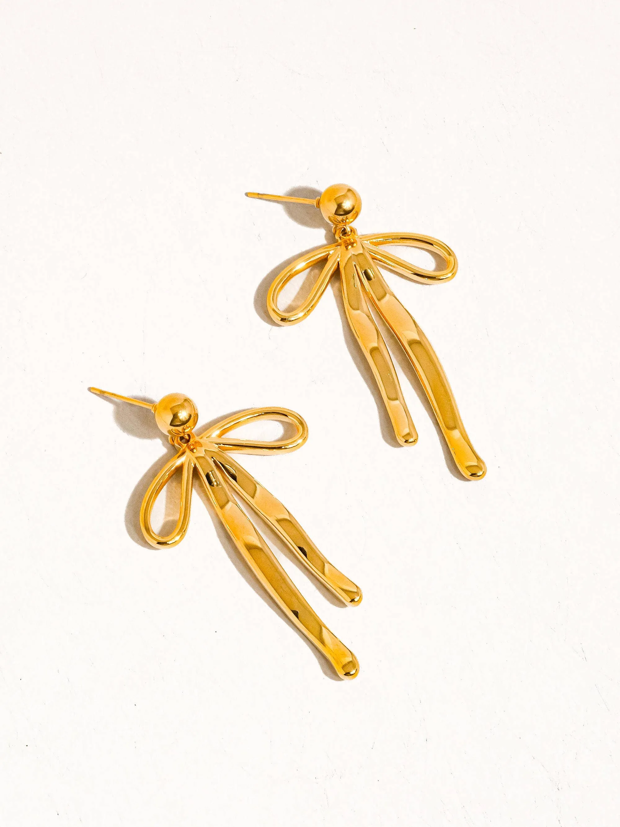 Oliver Bow Earring | Waterproof Jewelry