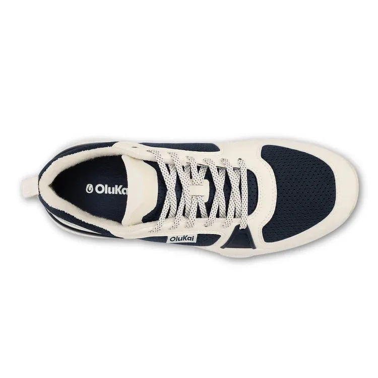 Olukai Men's ‘Anau Court Shoe - Indigo/Bright White