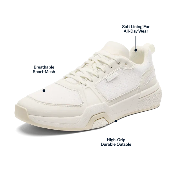 Olukai Men's Anau Court Shoes - Bright White