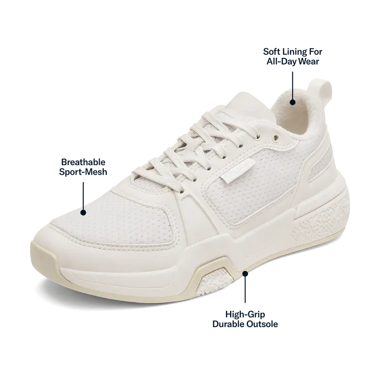 Olukai Women's ‘Anau Court Sneaker - Bright White