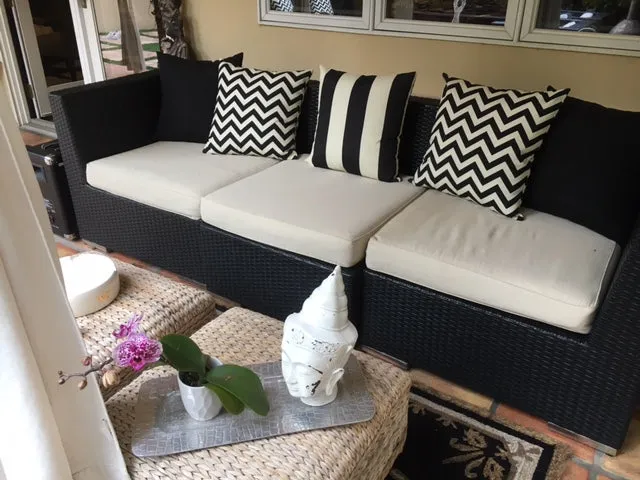 Outdoor Patio Cushion Replacement Covers - Sunbrella Cushion Covers - Fire Pit Cushion Covers