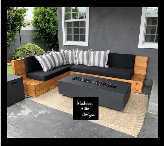 Outdoor Patio Cushion Replacement Covers - Sunbrella Cushion Covers - Fire Pit Cushion Covers