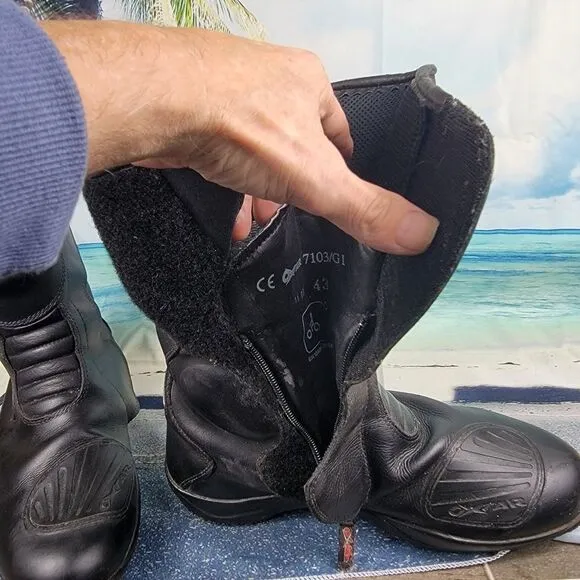 Oxtar Motorcycle Riding Boots Men's 9.5 Women's 11 EU43