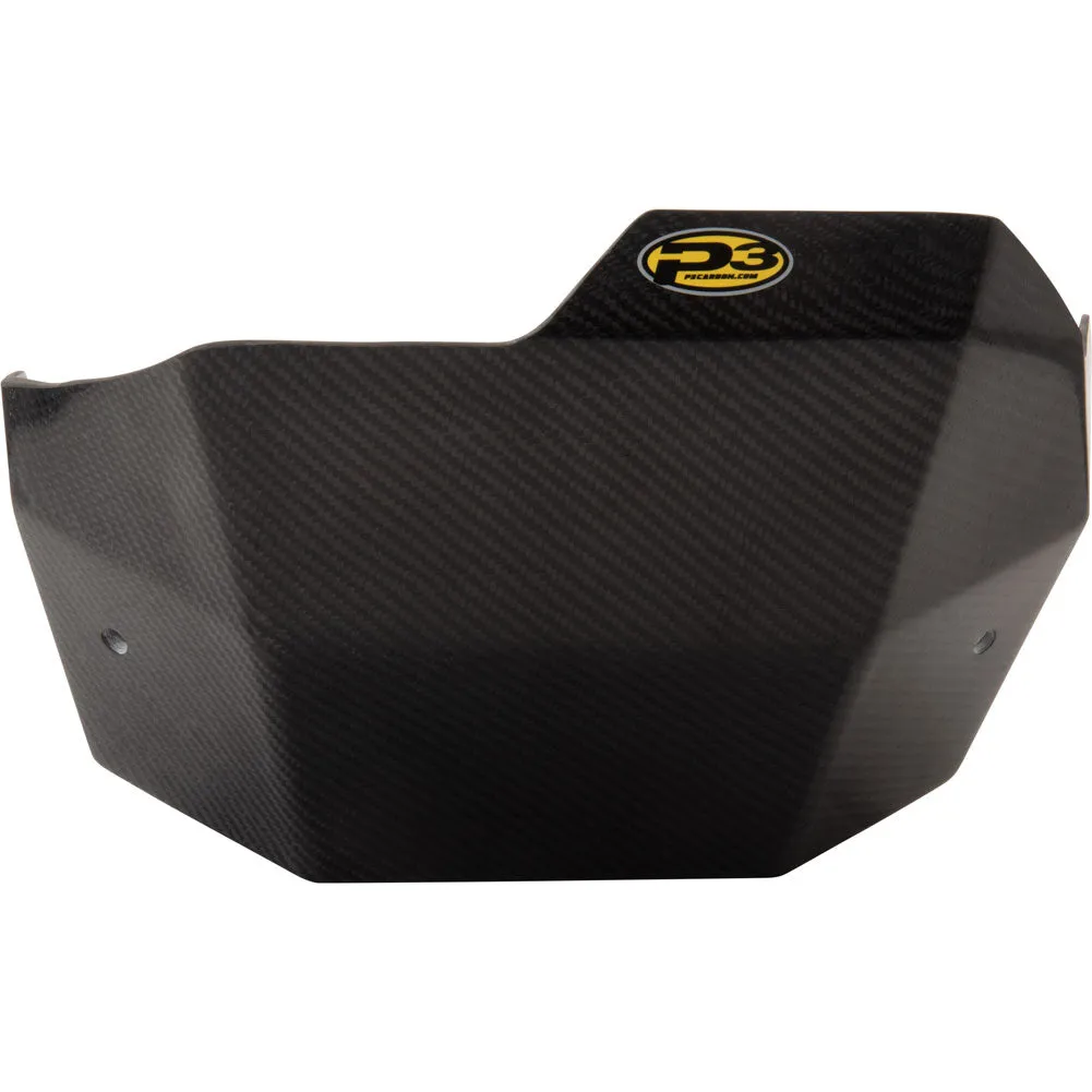 P3 Carbon Skid Plate Black