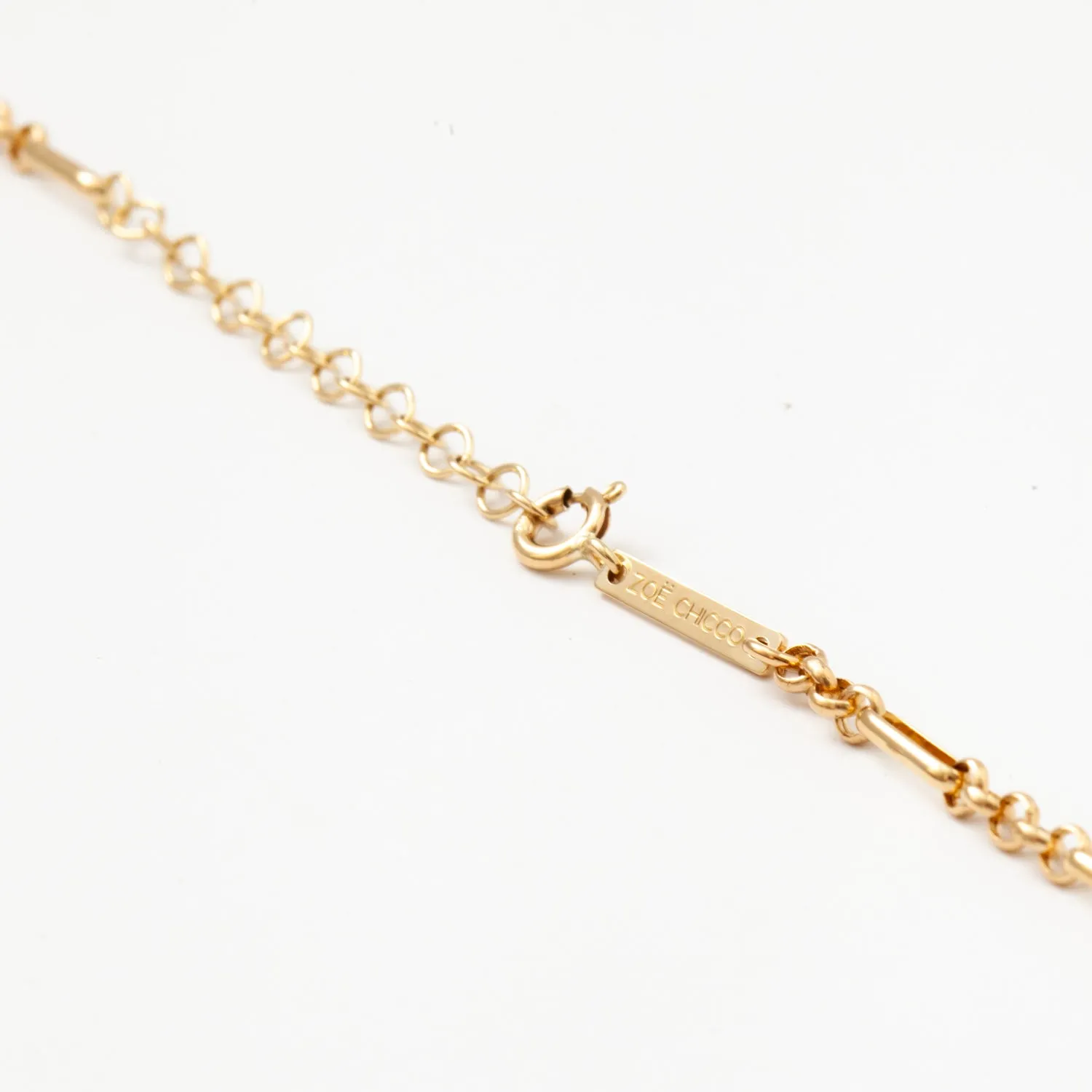 Pavé Toggle Lariat Necklace