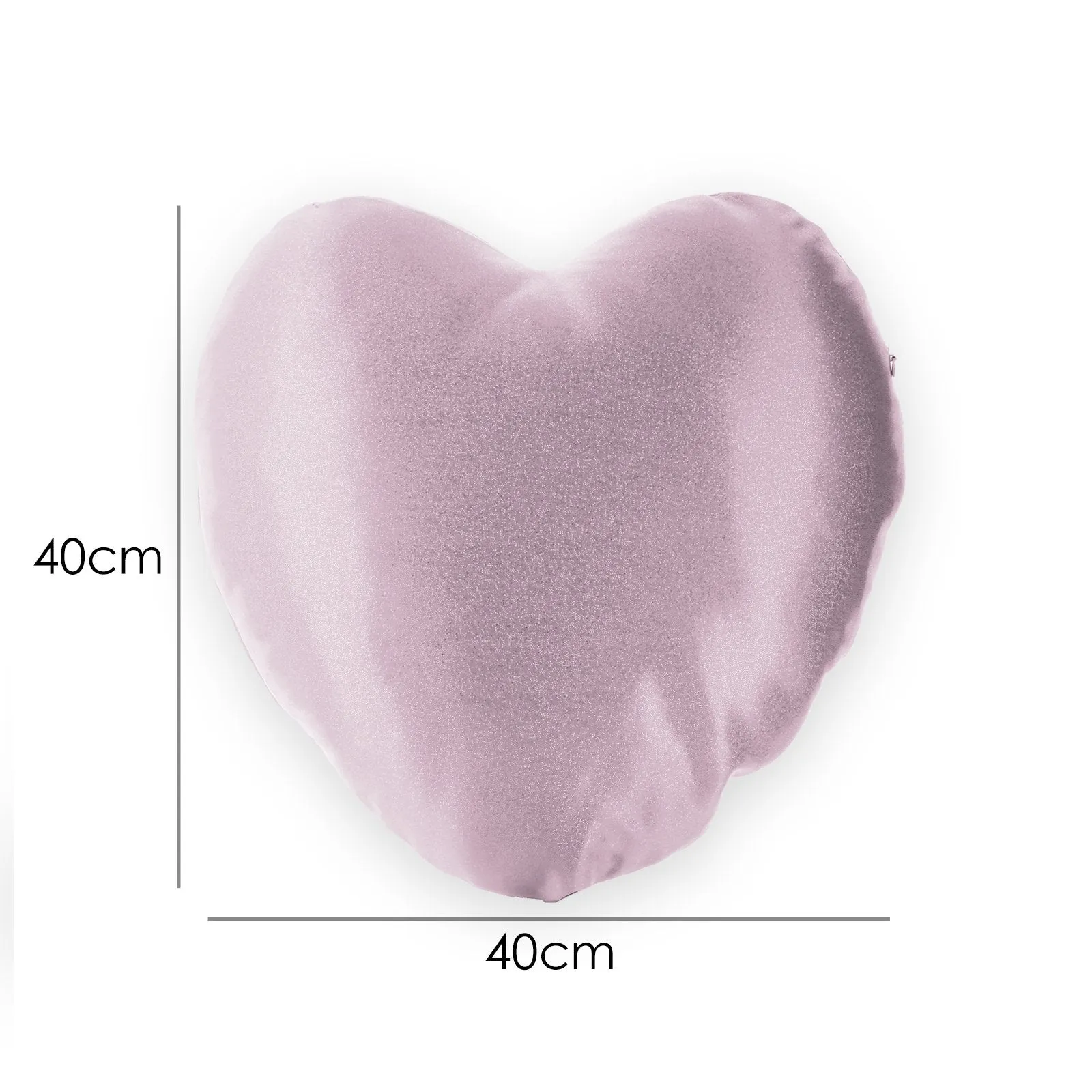 Personalised Glitter Heart Cushion with Cute Text and Light Brown Hair White Dress Ballerina