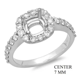 PMI 14W@4.3 24RD1@0.91 7MM CUSHION HALO LOW PROFILE