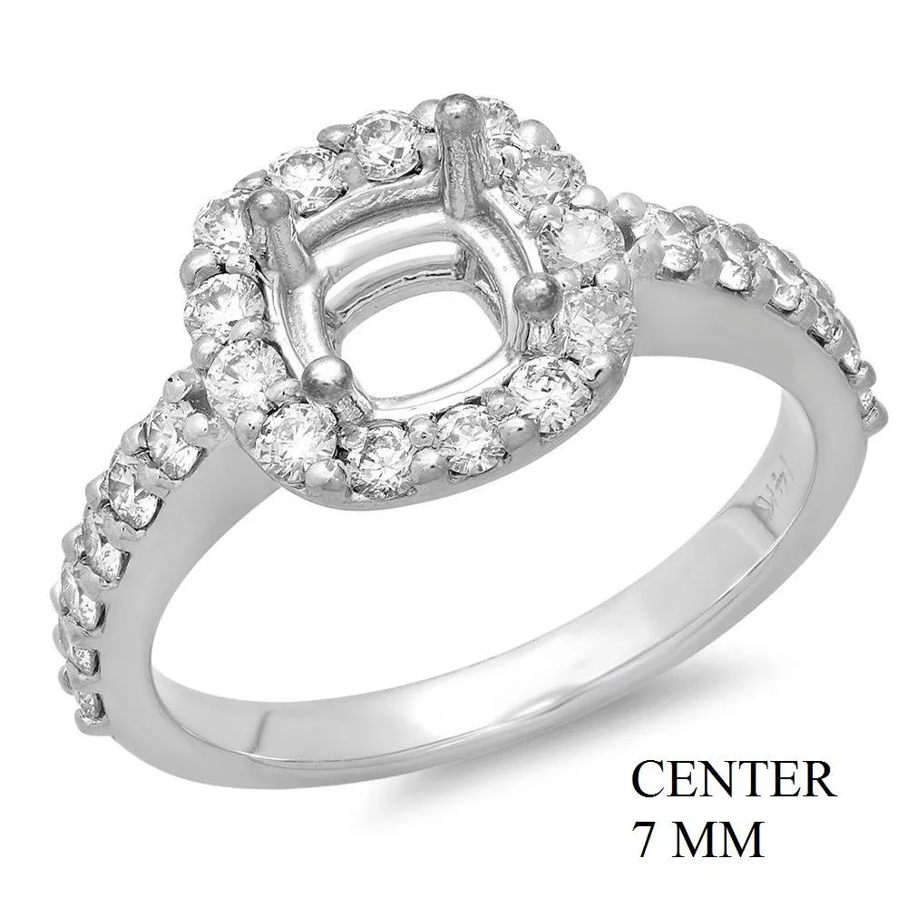 PMI 14W@4.3 24RD1@0.91 7MM CUSHION HALO LOW PROFILE