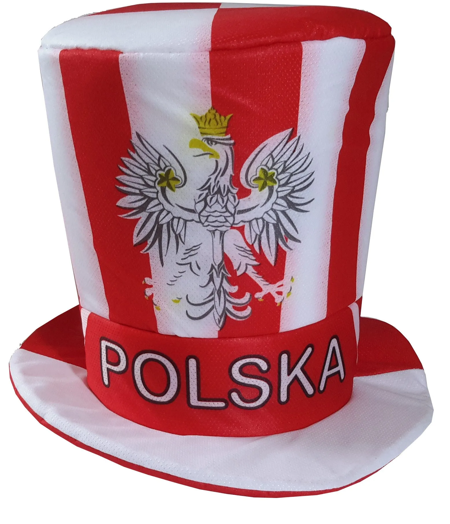 Poland Soccer Fan Accessory Set: Scarf, Hat, Trumpet, Hand